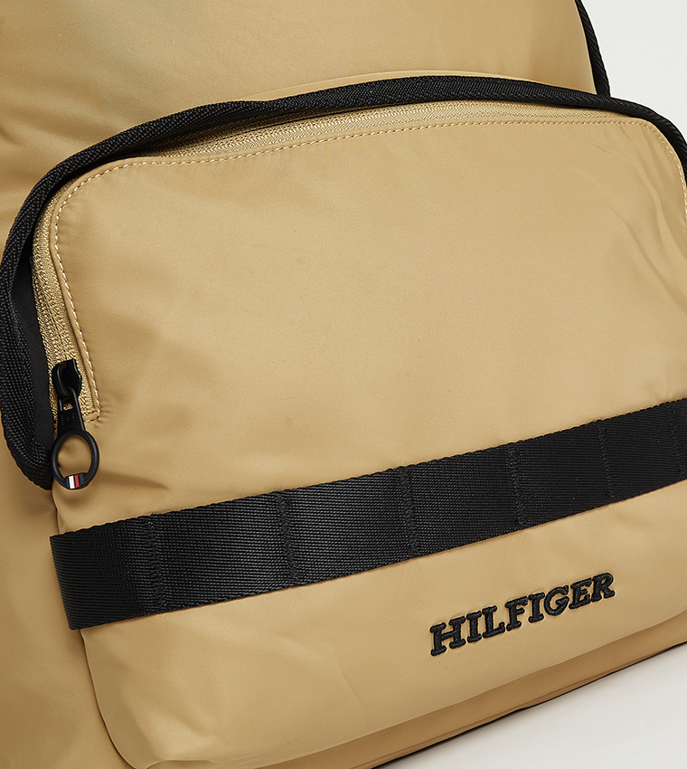 Monogram Embroidered Backpack