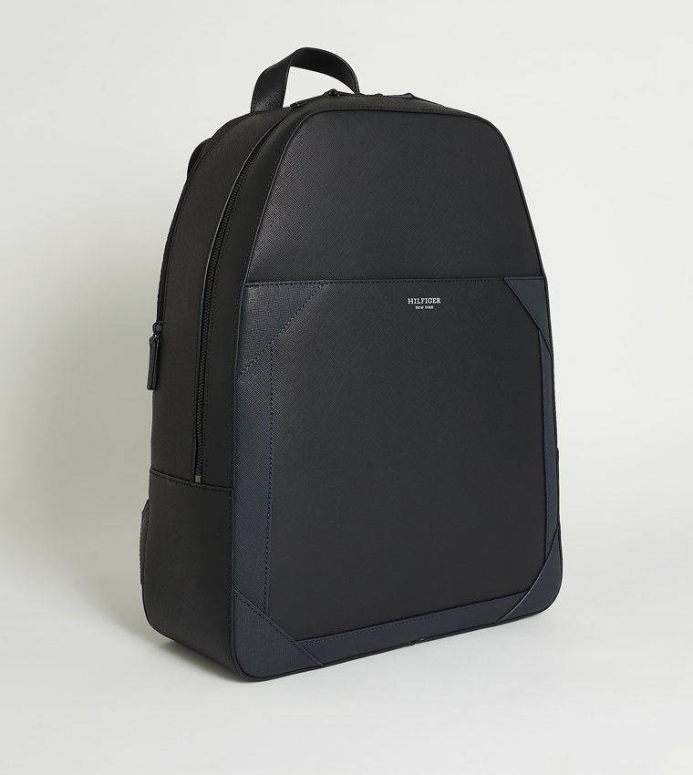 Textured Leather Backpack