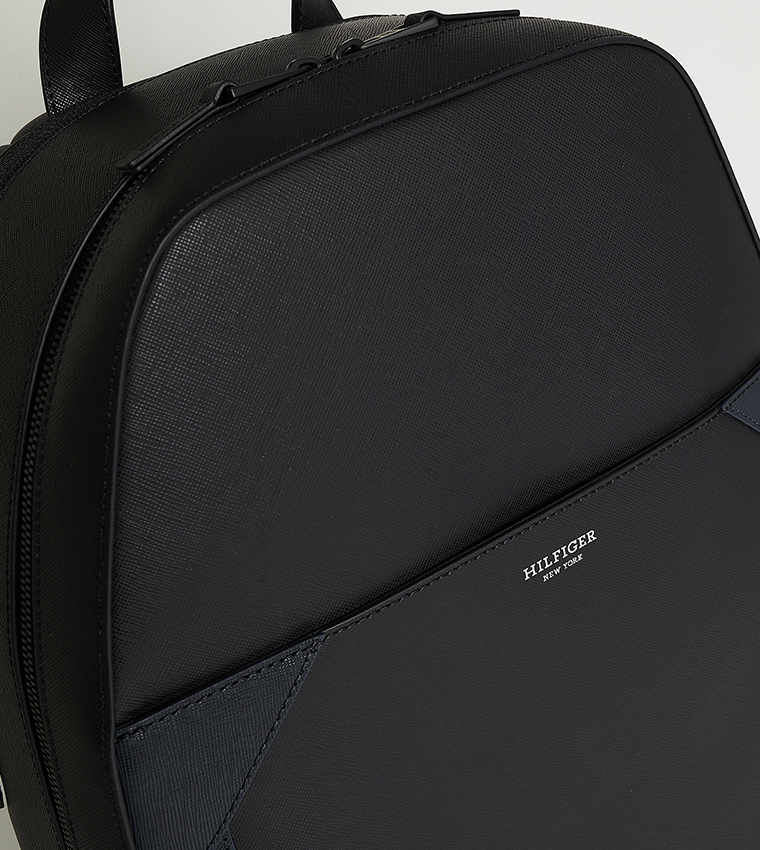 Textured Leather Backpack