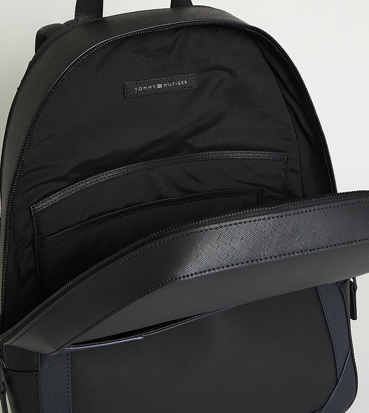 Textured Leather Backpack