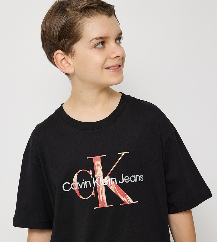 Logo Printed Crew Neck T-Shirt