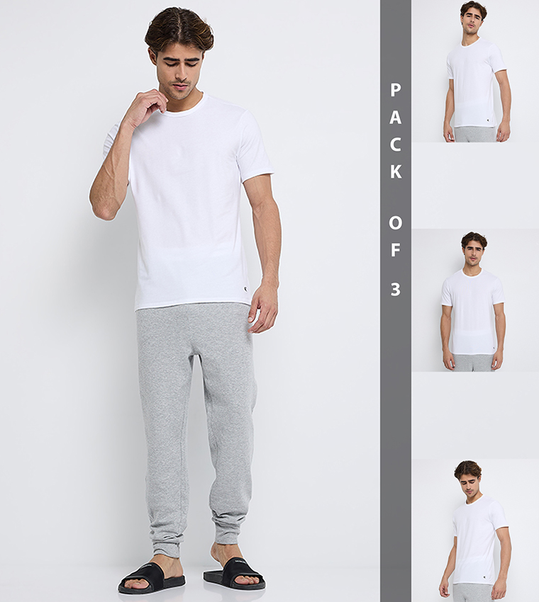 Pack of 3 Short Sleeves Undershirt