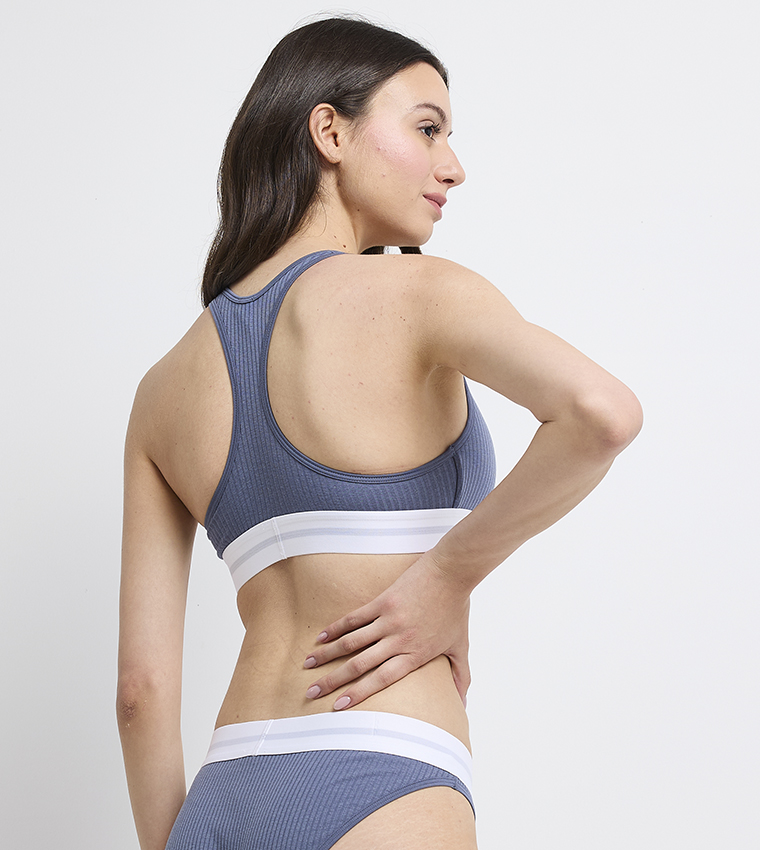 Ribbed Lightly Padded Bralette