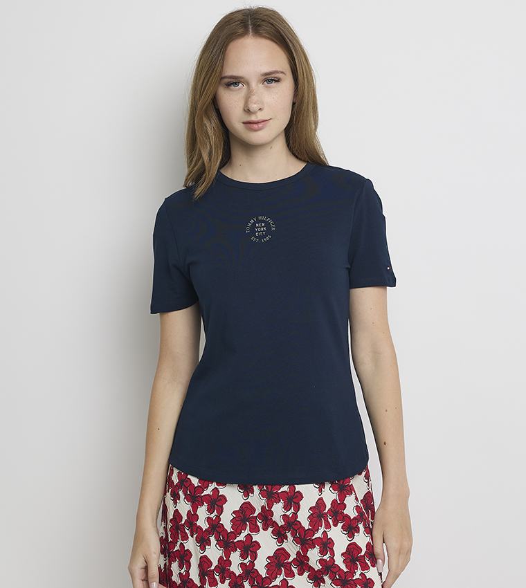 Logo Printed Slim Fit T-Shirt