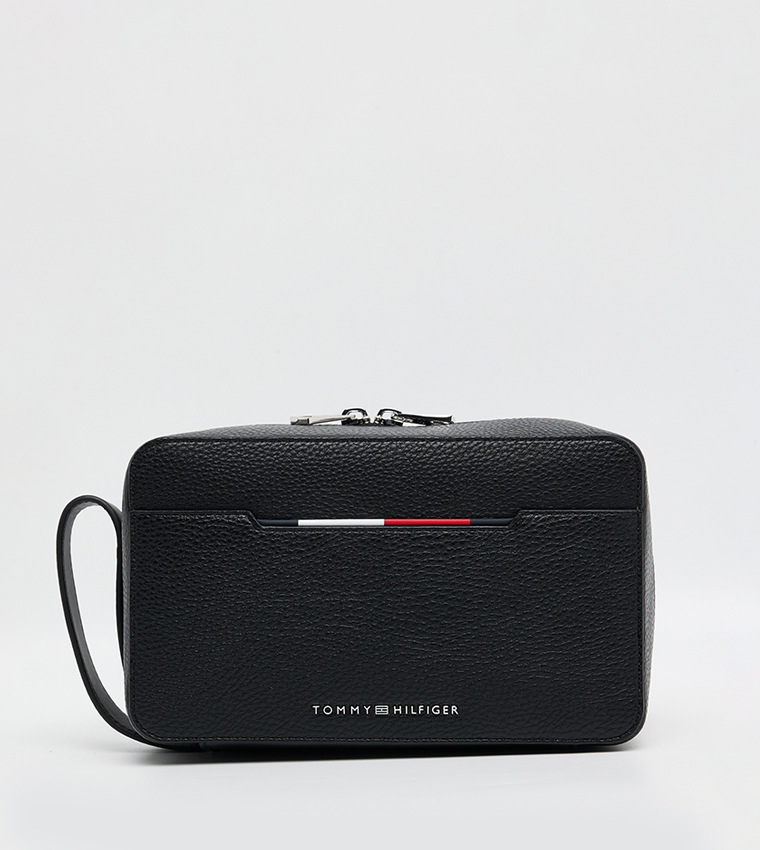 Logo Detail Central Toiletry Bag