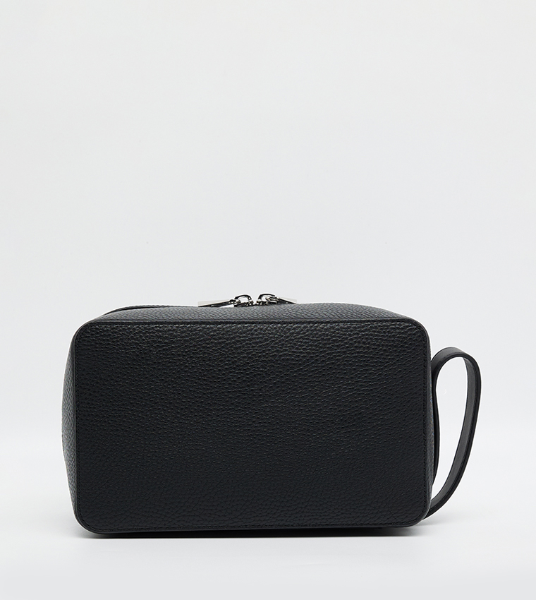 Logo Detail Central Toiletry Bag