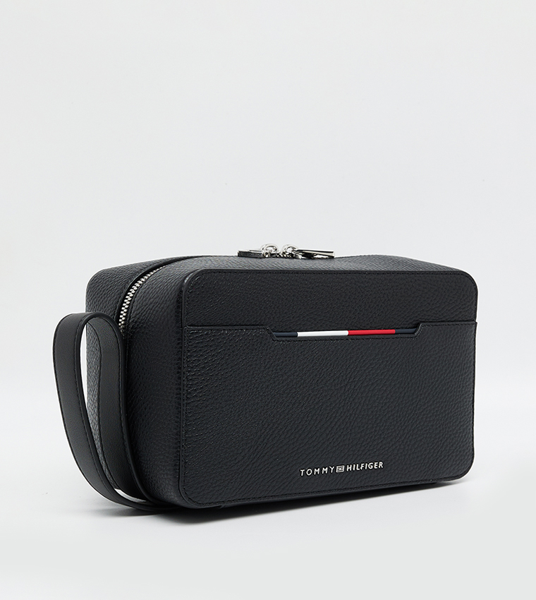 Logo Detail Central Toiletry Bag