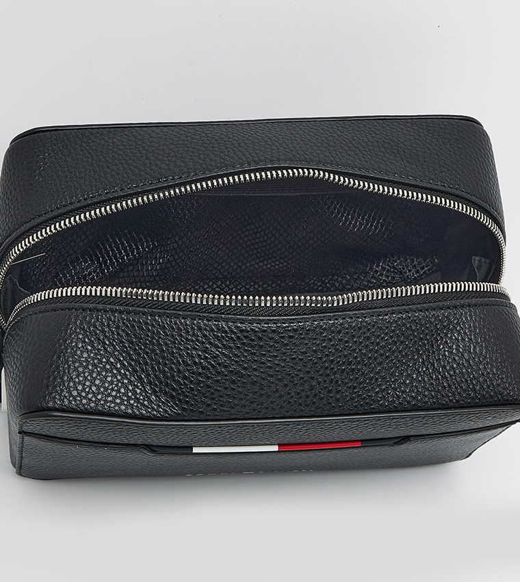 Logo Detail Central Toiletry Bag