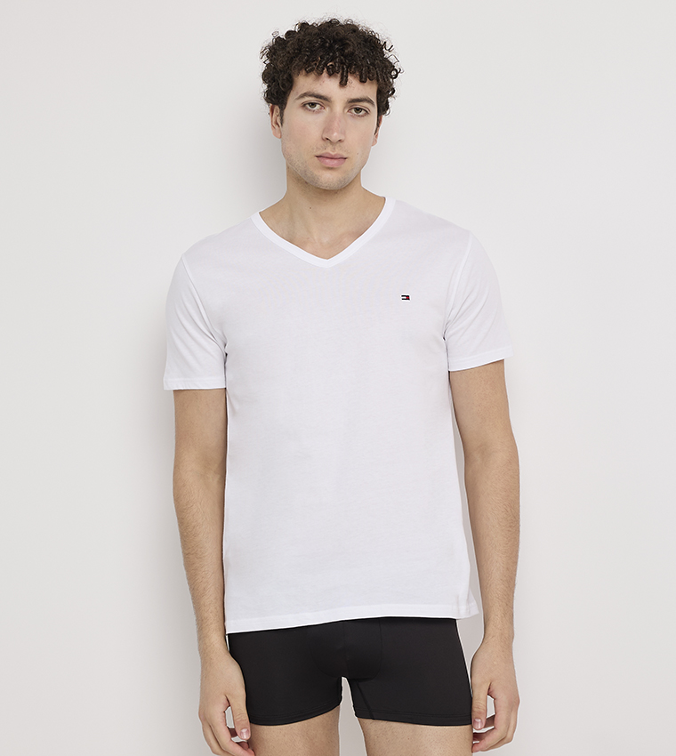 3-Pack Solid V-Neck T-Shirts