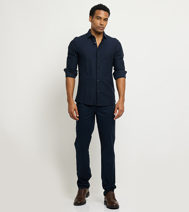 Solid Long Sleeves Shirt