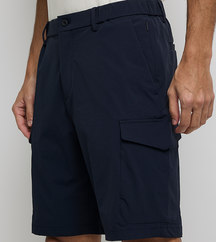 HARLEM Solid Cargo Shorts