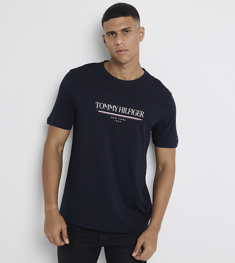 Logo Printed Crew Neck T-Shirt