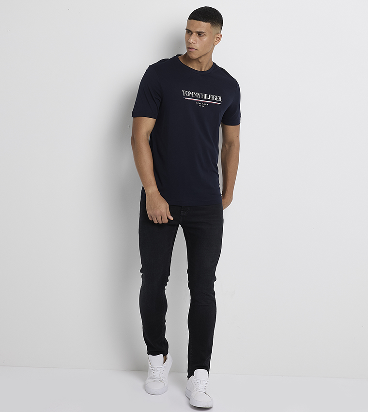 Logo Printed Crew Neck T-Shirt