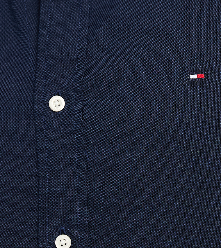 HERITAGE Solid Button-Down Collar Shirt