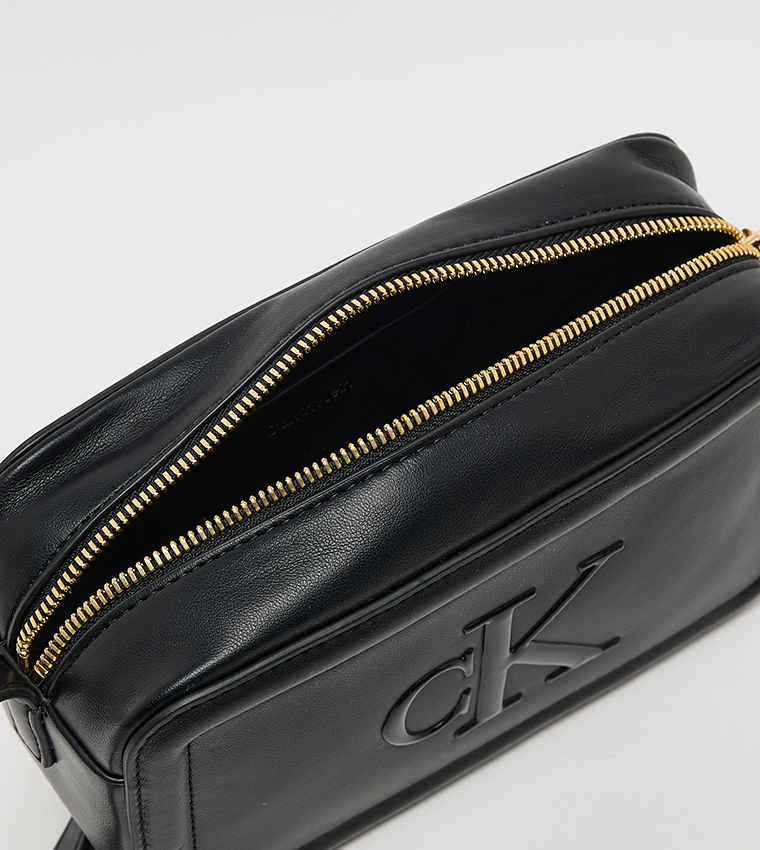 Monogram Zip Closure Camera Bag