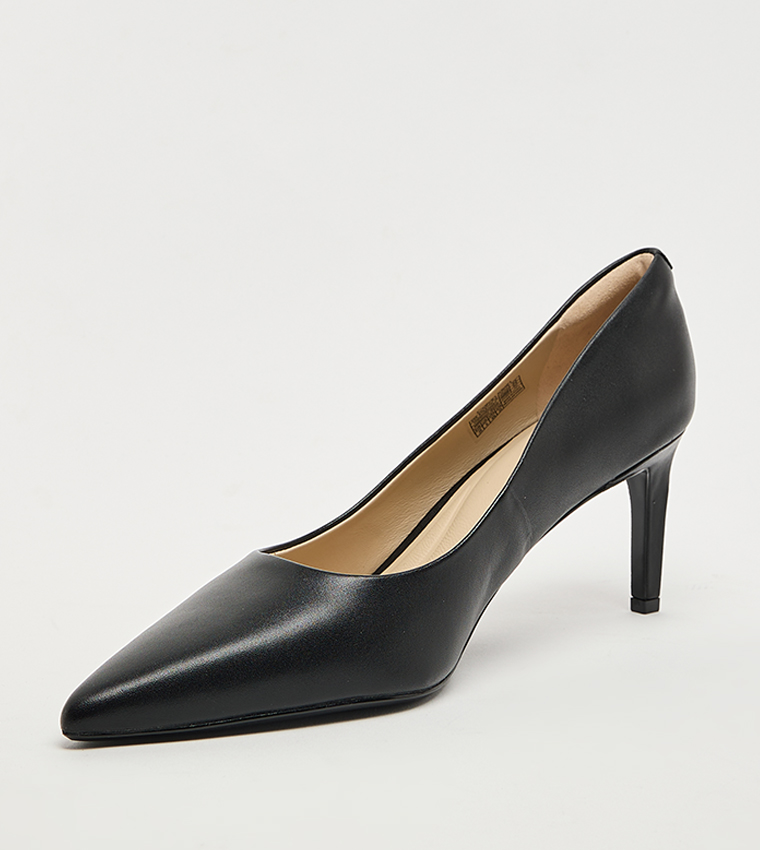 Solid Stiletto Heel Pumps