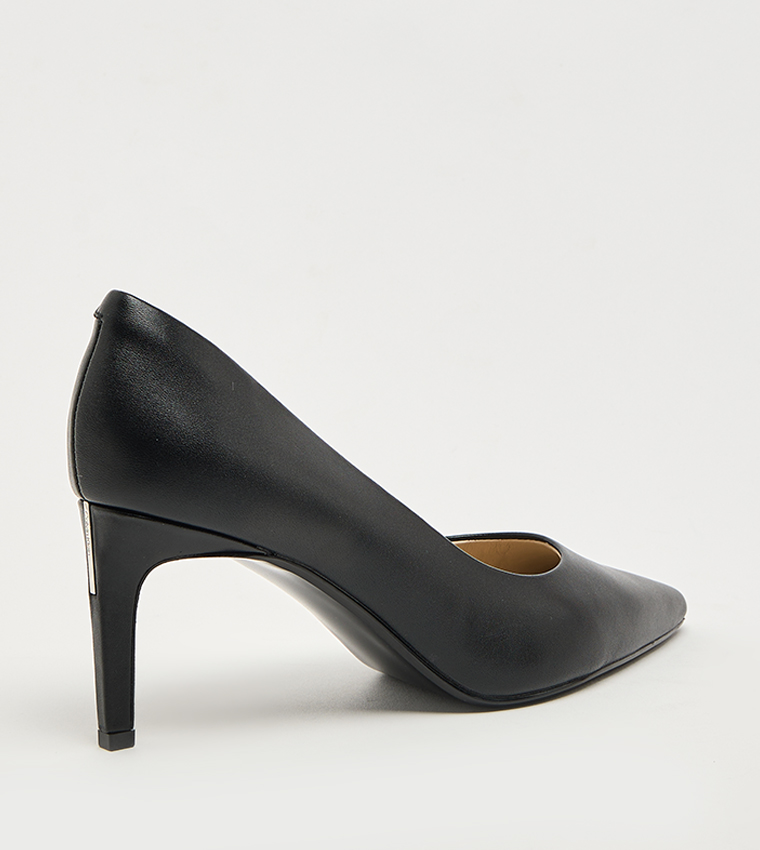 Solid Stiletto Heel Pumps