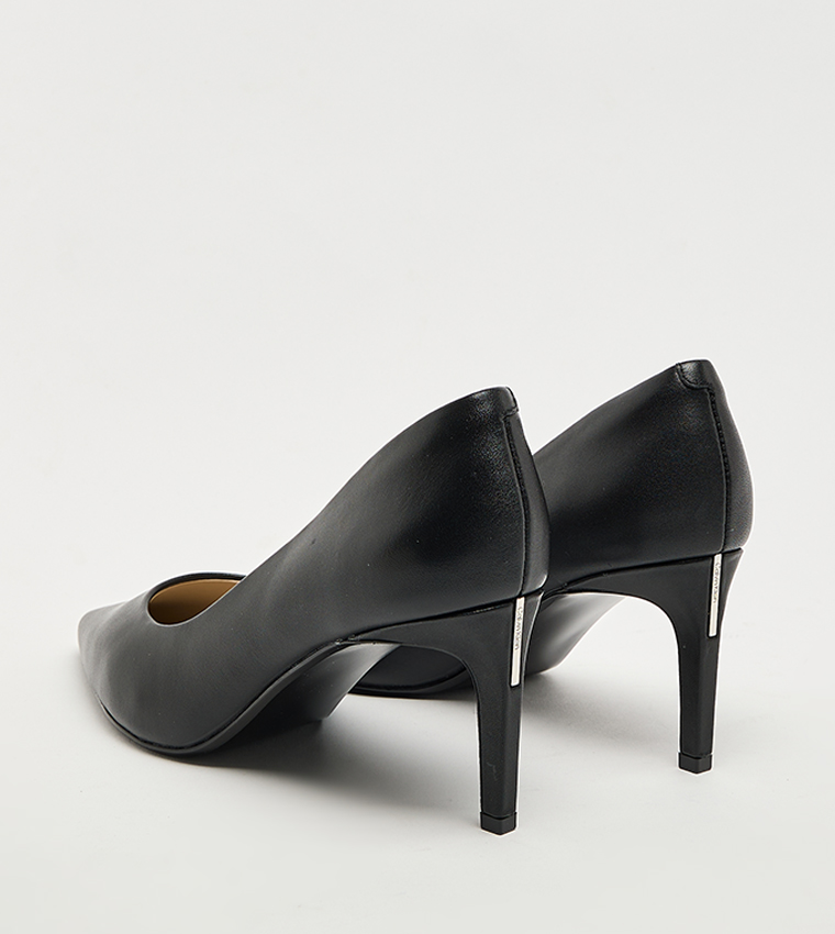 Solid Stiletto Heel Pumps