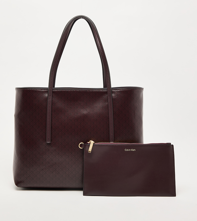 Calvin Klein  Tote Bags - Brown Tote Bags
