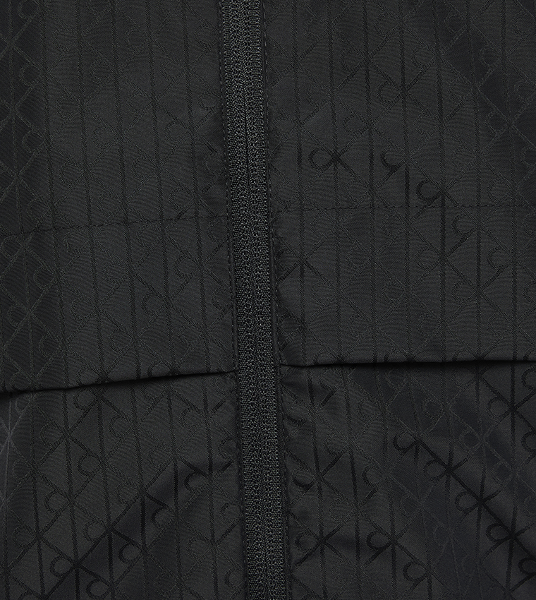 Logo Detail Nylon Hooded Jacket