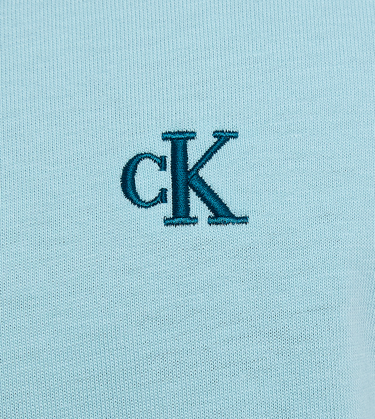 Monogram Embroidered Crew Neck T-Shirt