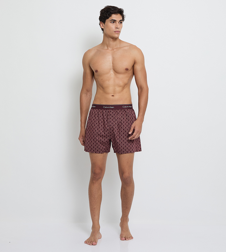 سراويل داخلية رجالية بنقشة - 3 قطع