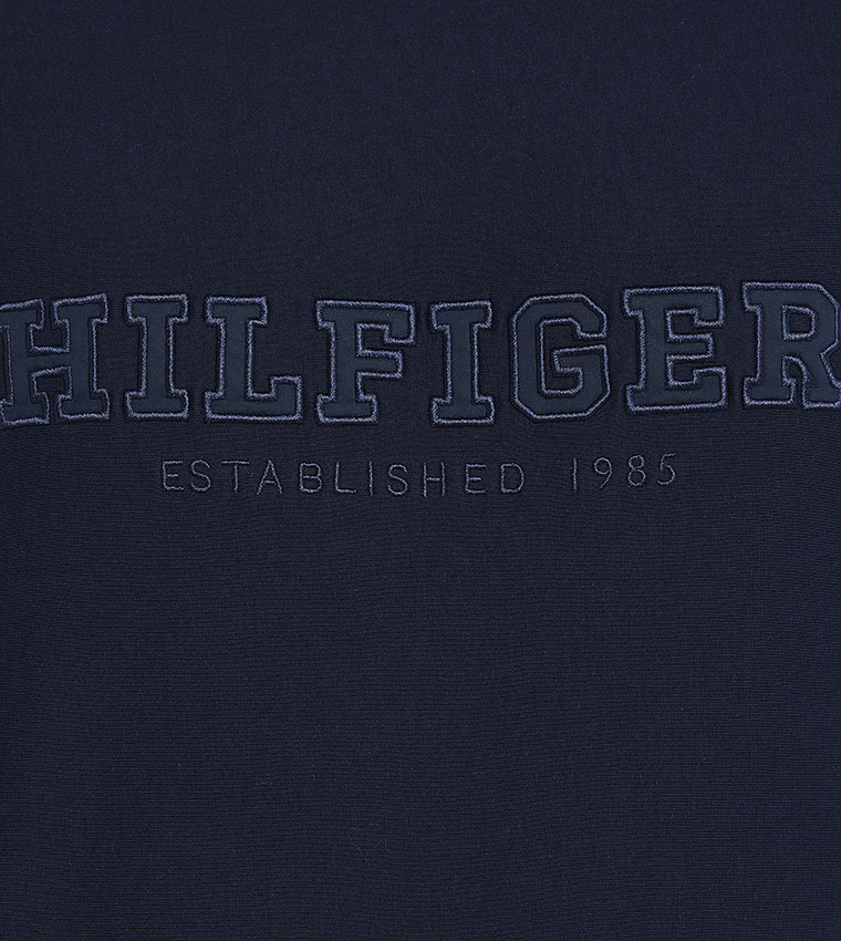 Logo Embroidered Crew Neck T-Shirt