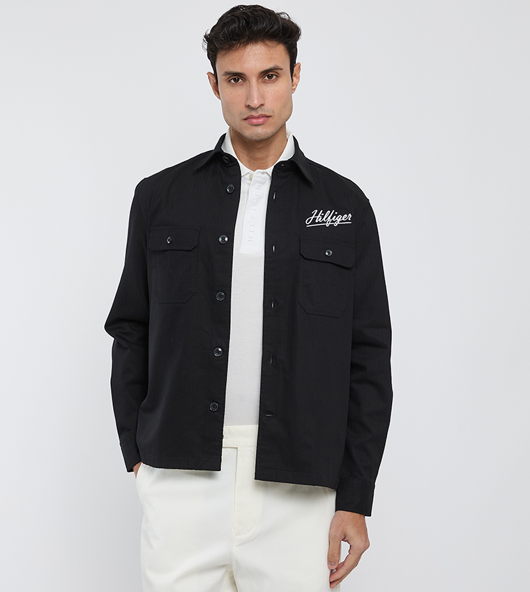 HERRINGBONE Long Sleeves Shirt
