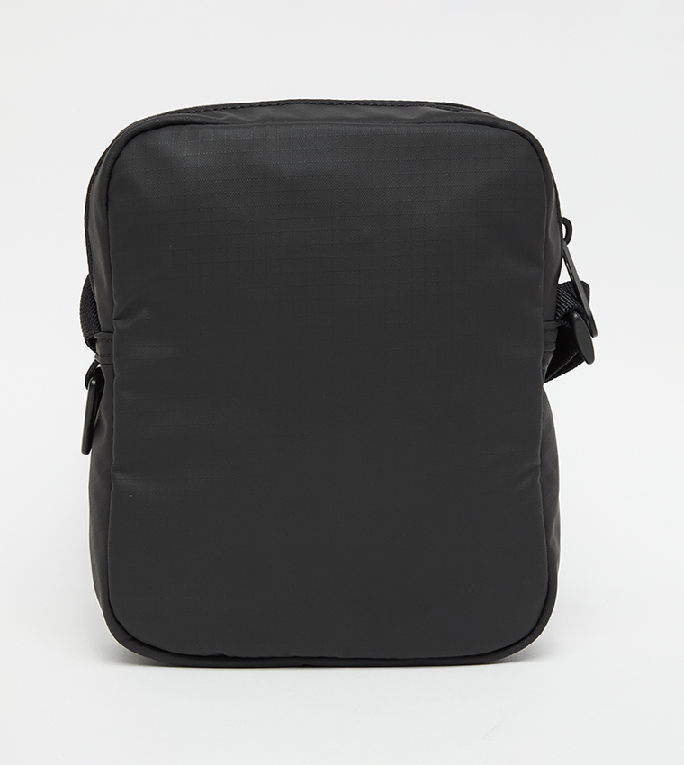 Flag Detail Zippered Reporter Bag