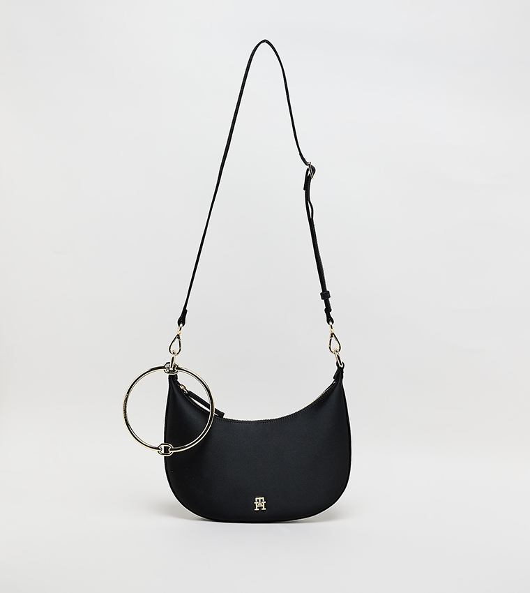 Logo Detail Crossbody Bag with Bracelet Detail