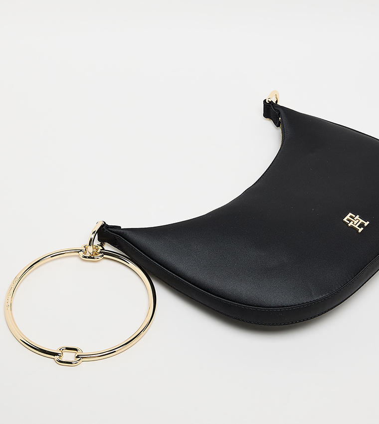 Logo Detail Crossbody Bag with Bracelet Detail