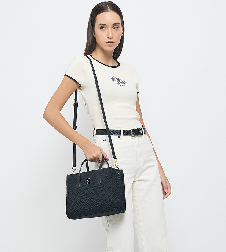 CITY Monogram Patterned Mini Tote Bag