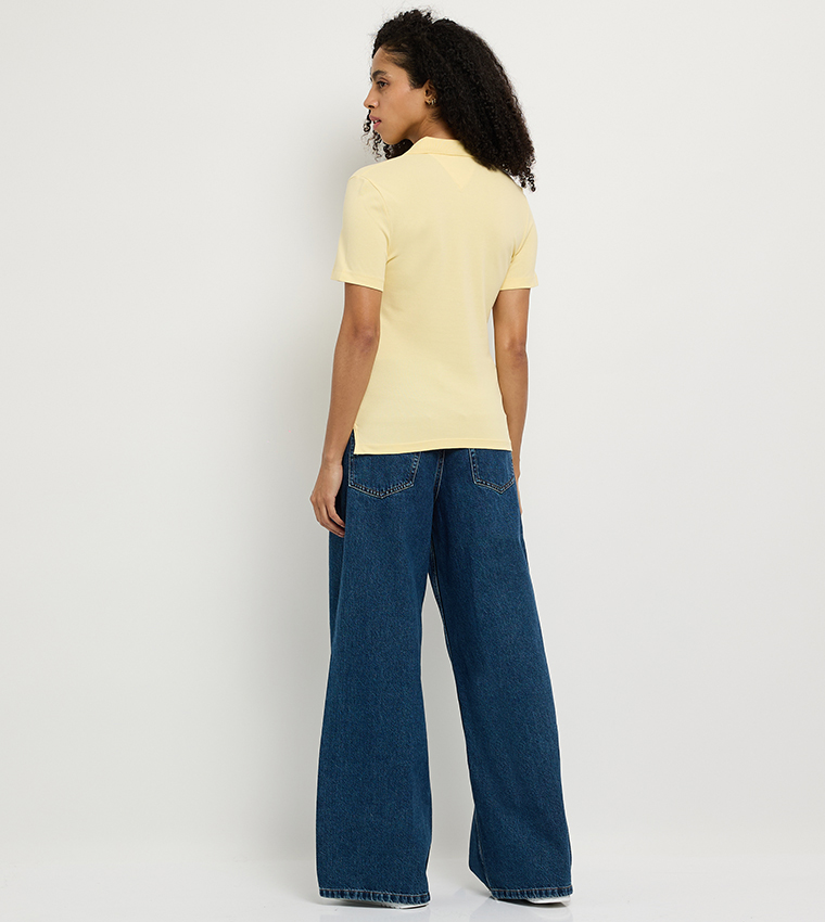1985 Logo Embroidered Slim Fit Polo T-Shirt