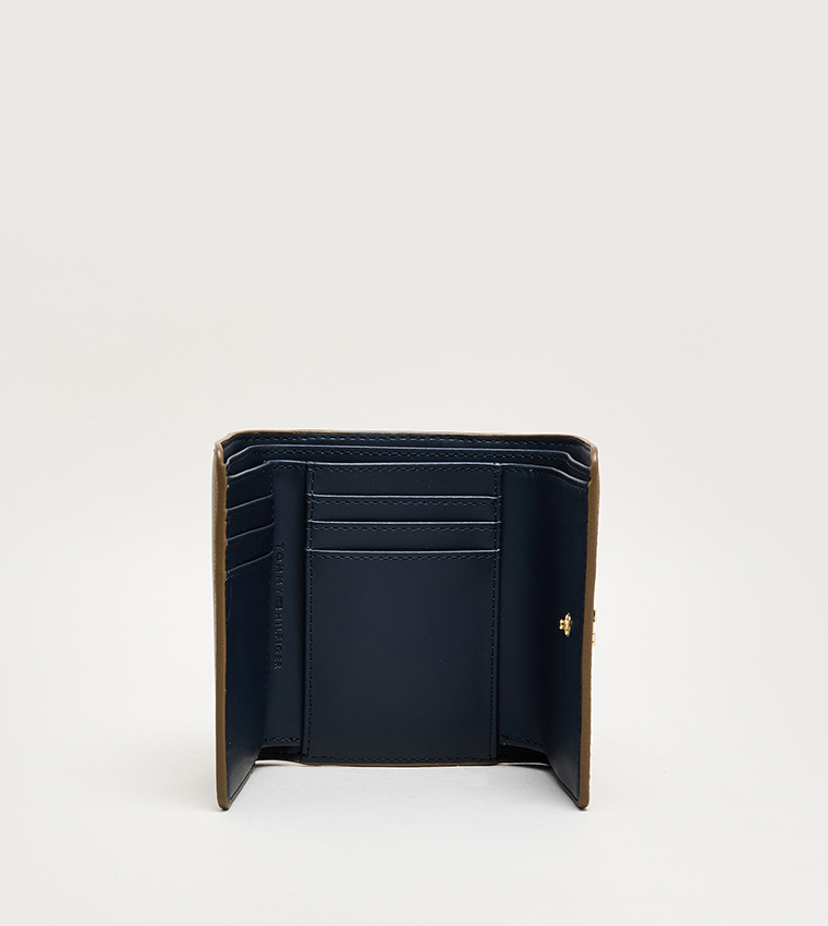 ICON Logo Detail Tri-Fold Wallet
