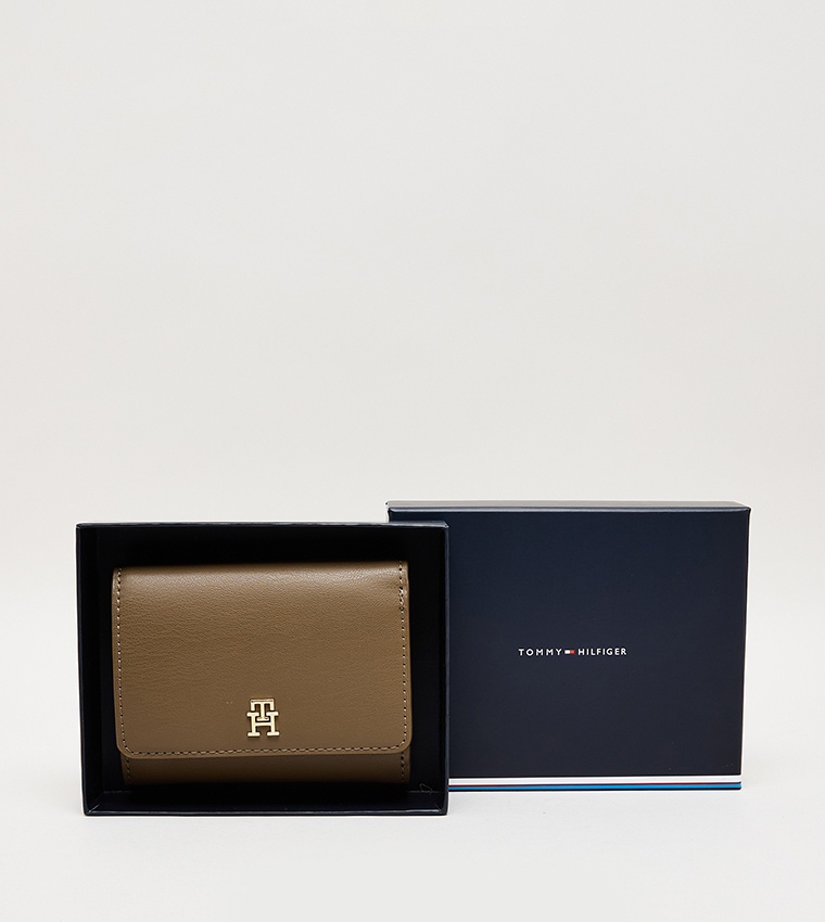 ICON Logo Detail Tri-Fold Wallet