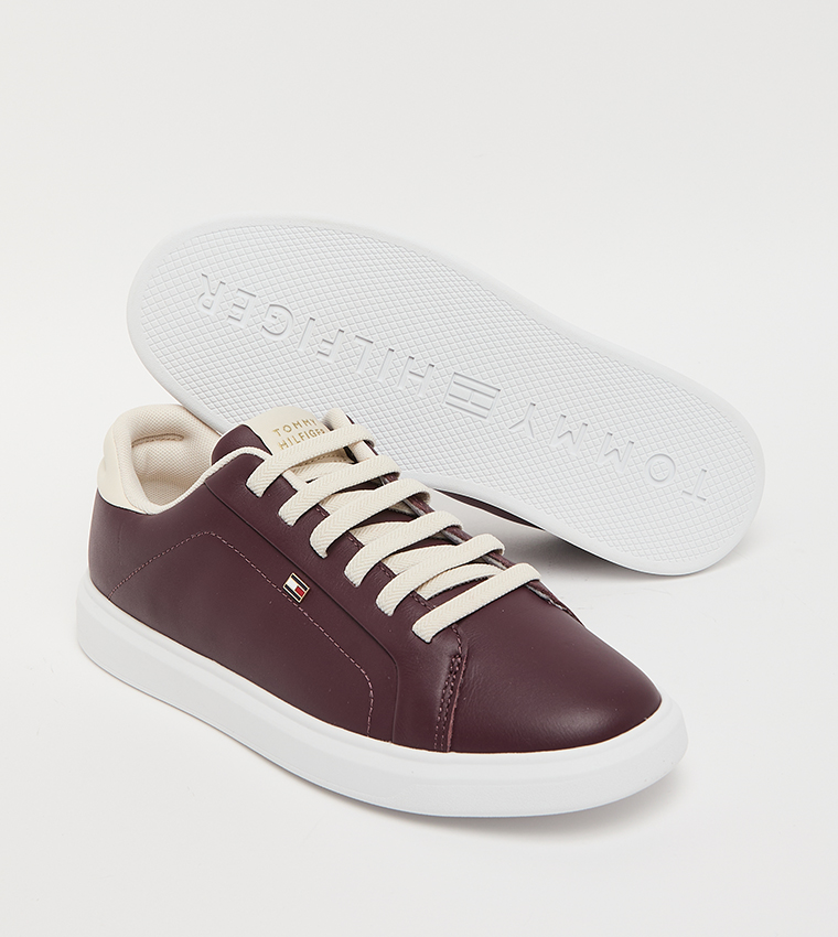 ICON Textured Low Top Sneakers