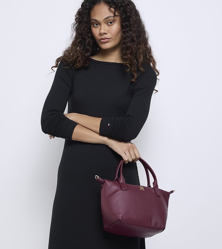 POPETTE Textured Mini Tote Bag