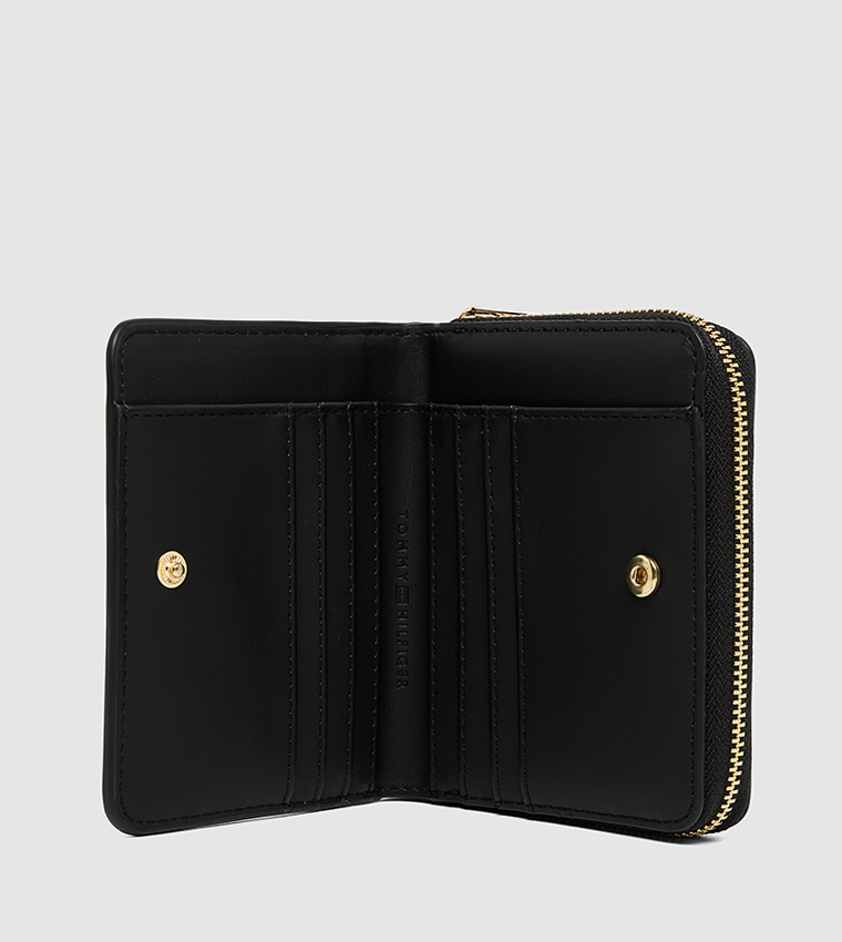ICON Logo Detail Zip-Around Wallet