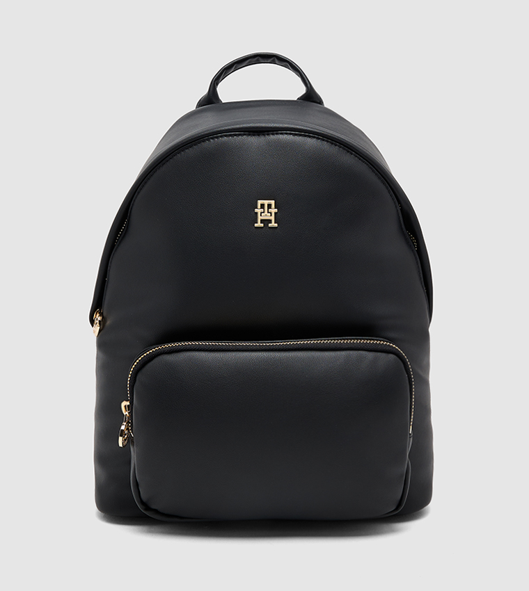 Monogram Detail Zip Around Backpack