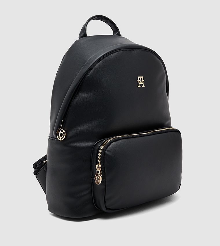 Monogram Detail Zip Around Backpack