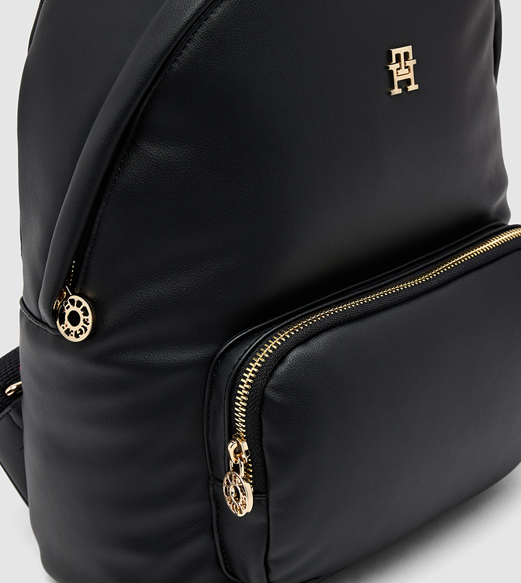 Monogram Detail Zip Around Backpack