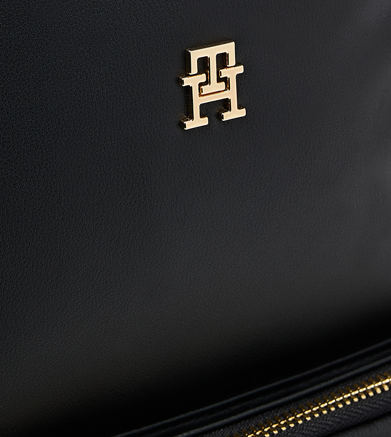 Monogram Detail Zip Around Backpack