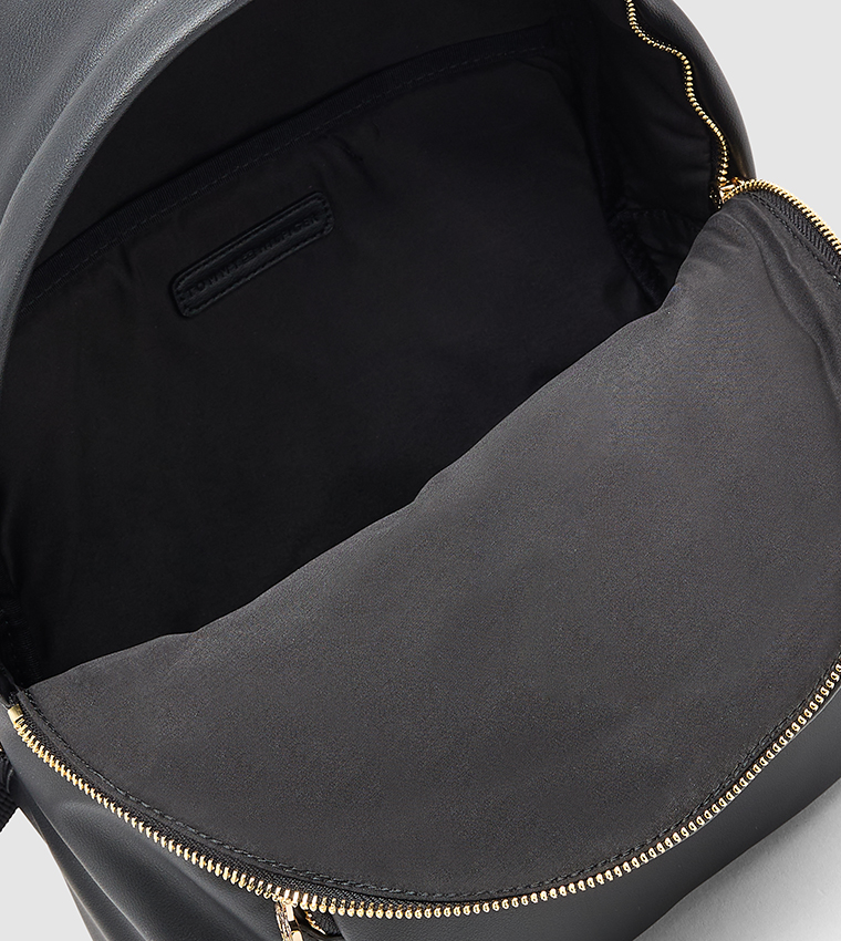 Monogram Detail Zip Around Backpack