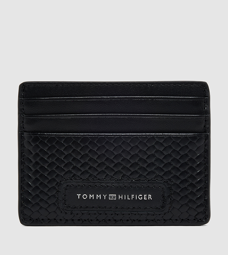 Textured Woven Card Holder
