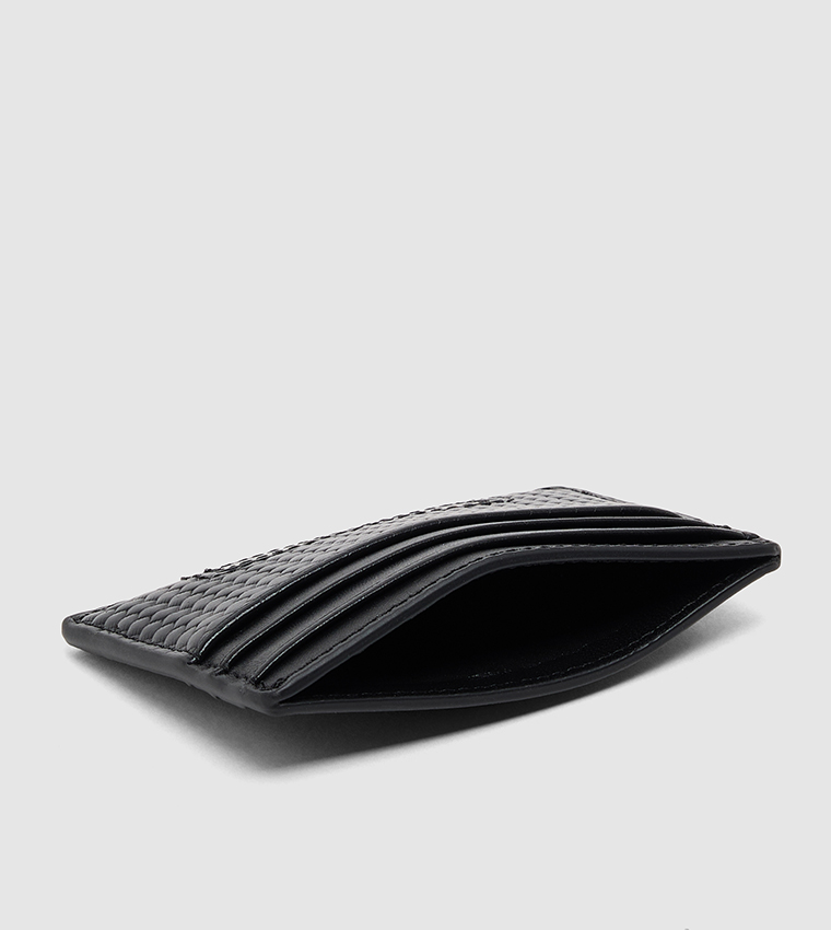 Textured Woven Card Holder