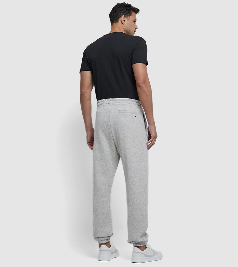 Logo Embroidered Elastic Waist Joggers