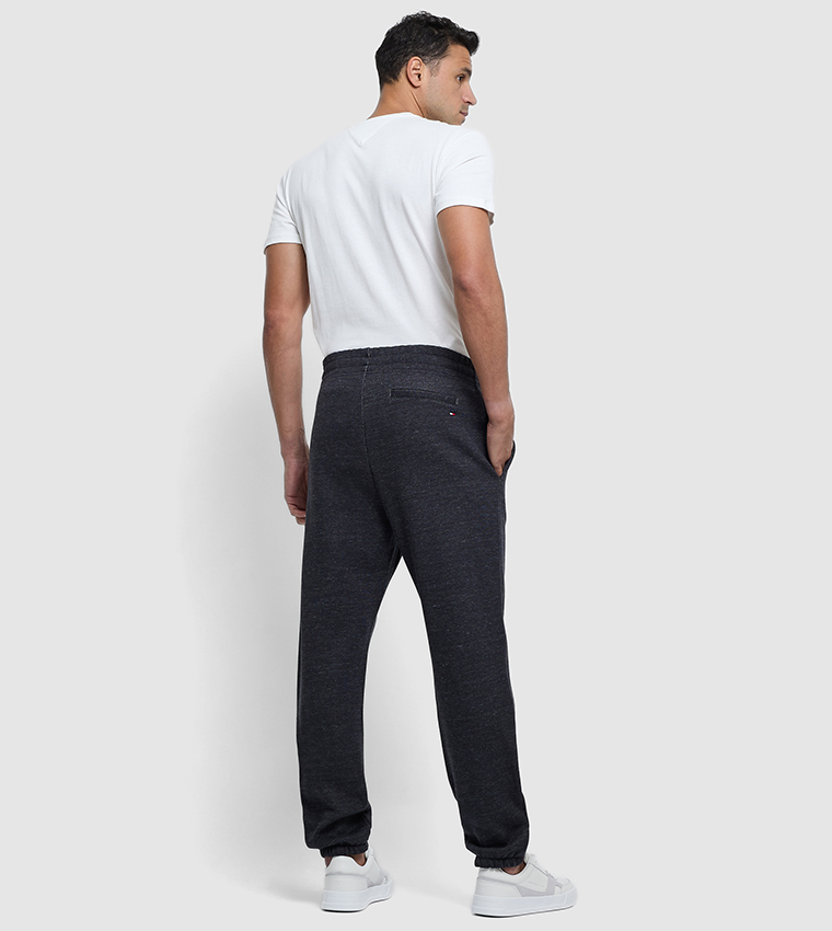 Logo Embroidered Elastic Waist Joggers