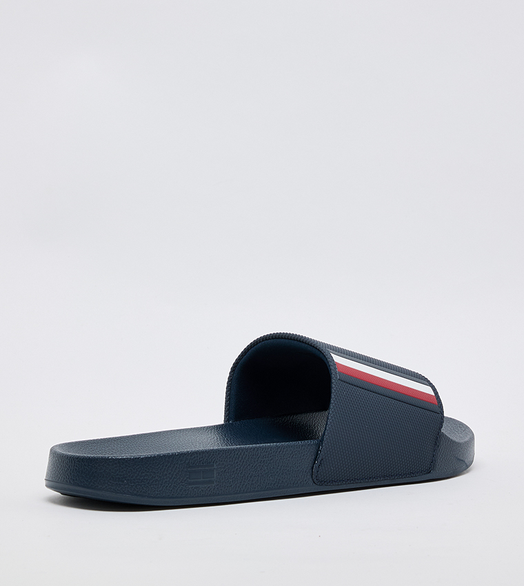 CORPORATE Textured Open-Toe Slides
