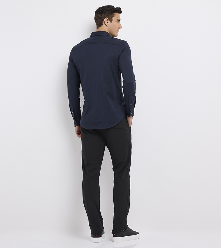 PERFORMANCE Flag Detail Long Sleeves Shirt