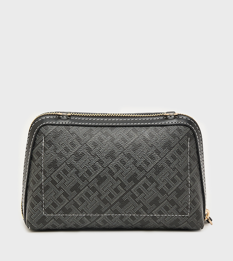 Monogram Patterned Zip-Around Wallet
